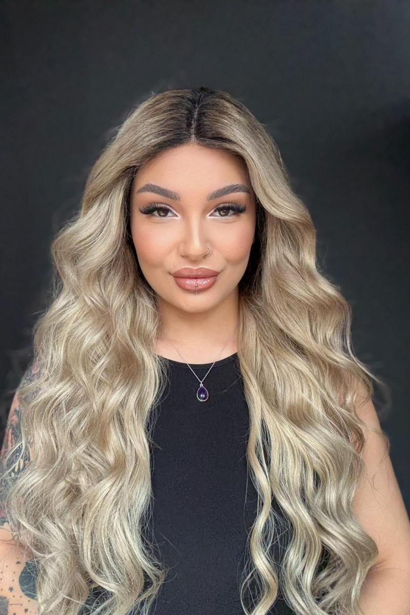 Ekstra Gür Ekstra Yoğun Platin Özel peruk koleksiyonu