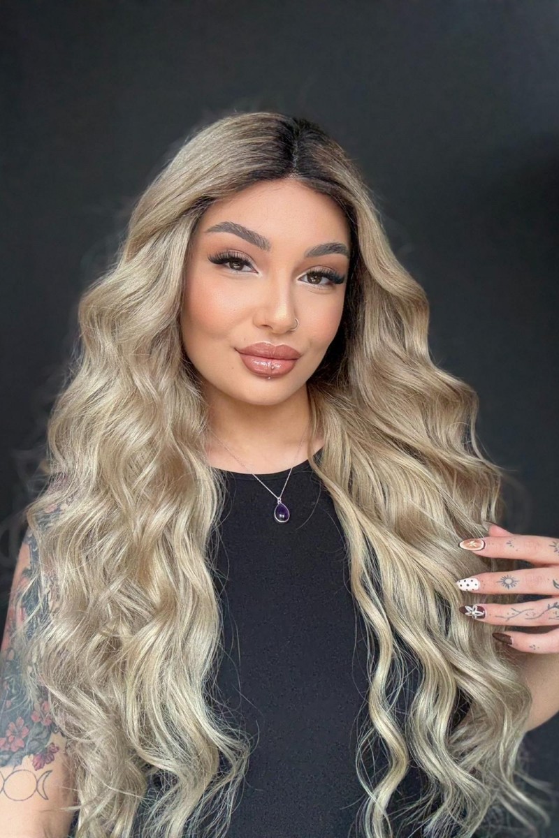 Ekstra Gür Ekstra Yoğun Platin Özel peruk koleksiyonu