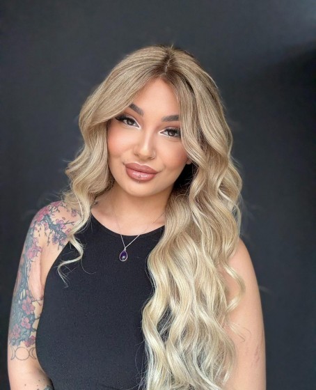 Ekstra Gür Ekstra Yoğun Platin Özel peruk koleksiyonu