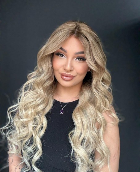 Ekstra Gür Ekstra Yoğun Platin Özel peruk koleksiyonu