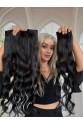 Yarımay+2 yan %100 gerçek çıtçıt saç