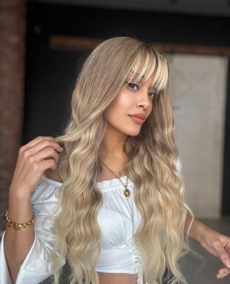 Doğal Gerçek Saç Platin Peruk