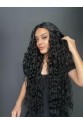 Siyah Fiber Sentetik Tül Peruk (Her yöne ayrımlı tam tül peruk)