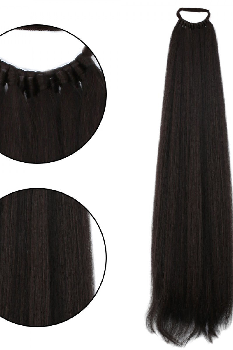 Lastikli DÜz Bağcıklı At kuyruğu Sıcak Kahve