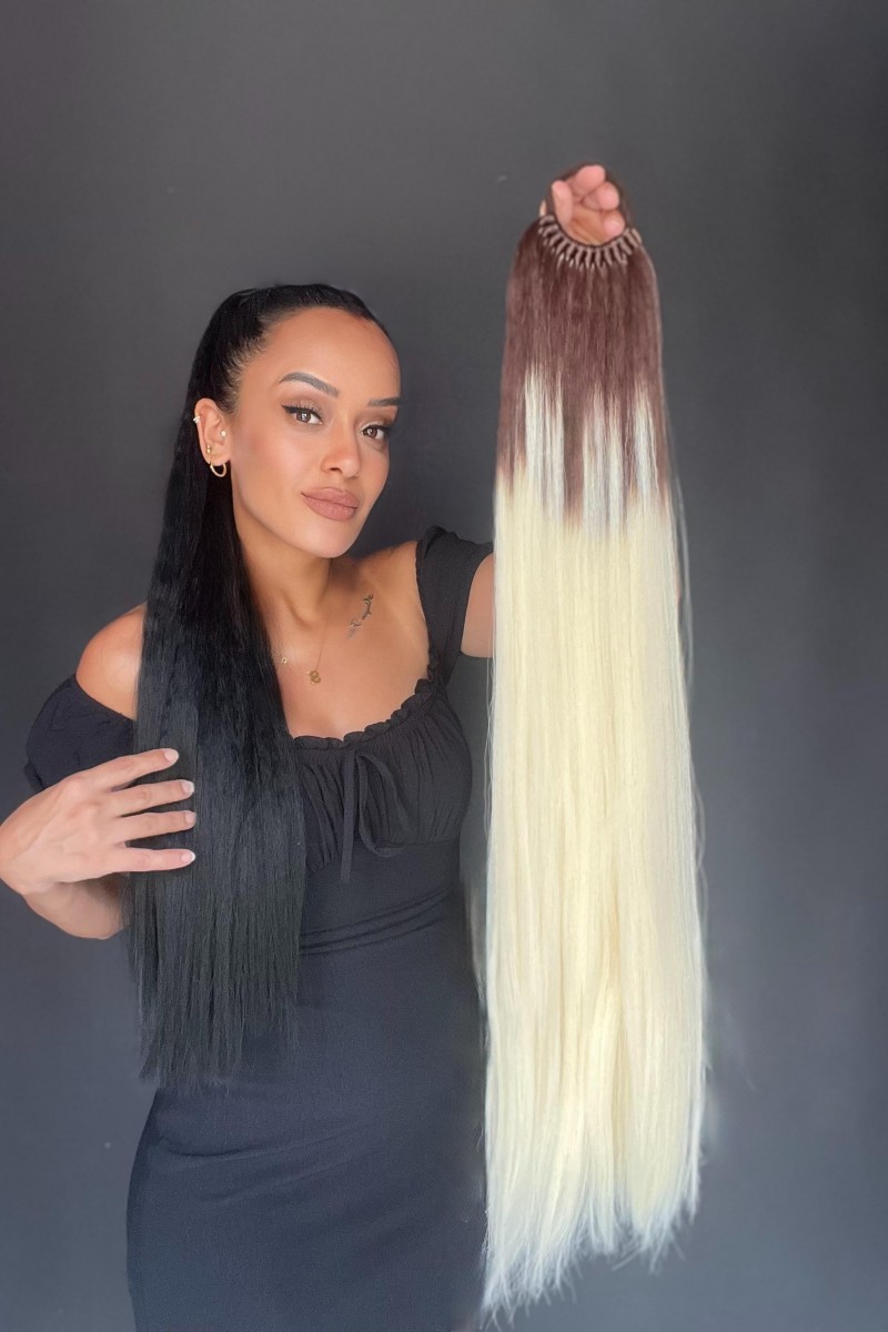 Lastikli DÜz Bağcıklı At kuyruğu