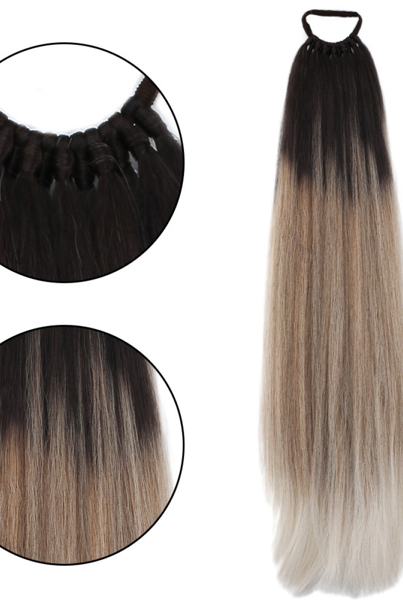 Lastikli DÜz Bağcıklı At kuyruğu