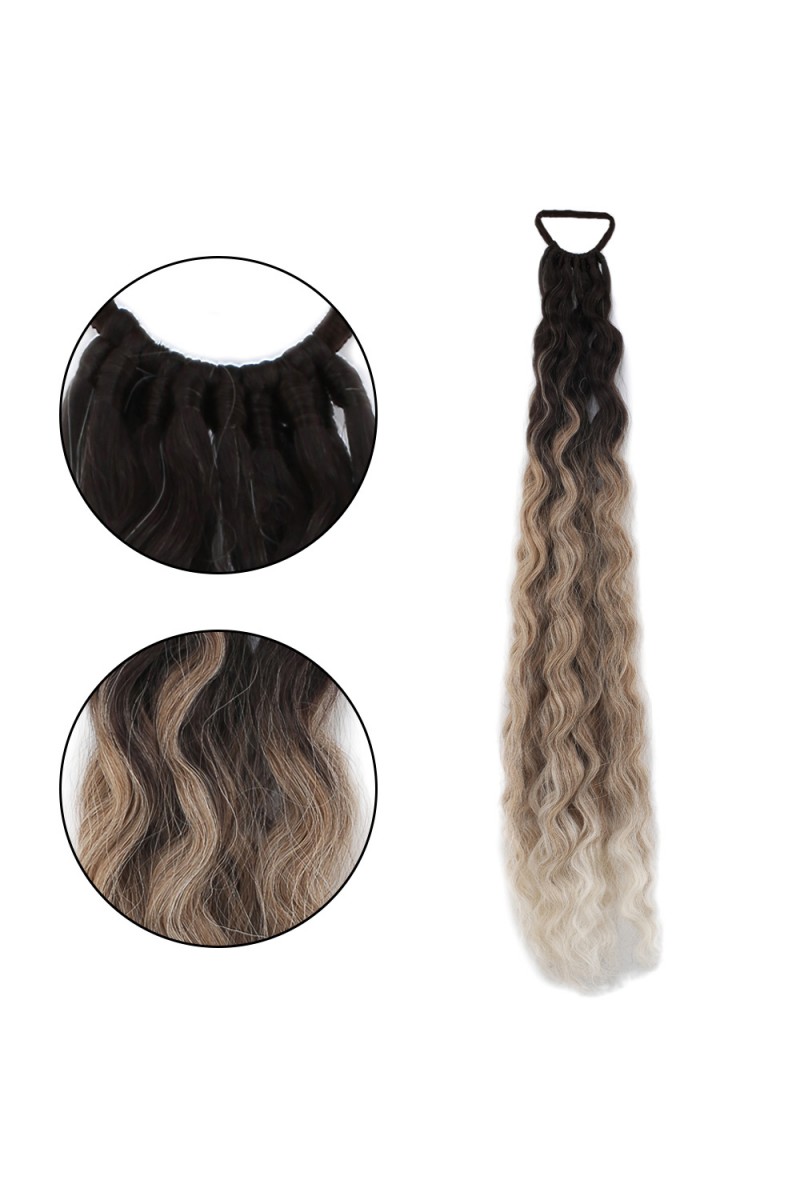 Lastikli Afro Kabarık Dalgalı At kuyruğu