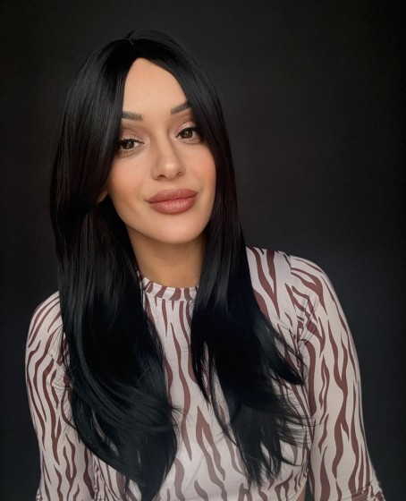 Katlı Kesim Yan kahküllü Medikal peruk