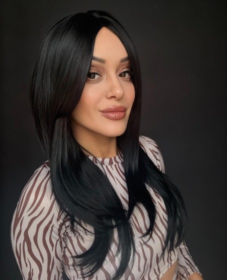 Katlı Kesim Yan kahküllü Medikal peruk