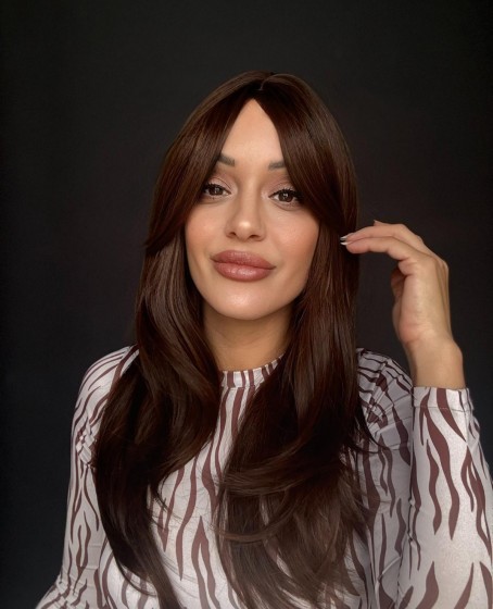 Katlı Kesim Yan kahküllü Medikal peruk