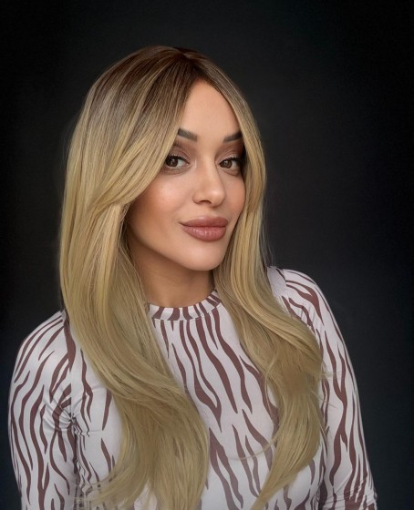 Katlı Kesim Yan kahküllü Medikal peruk