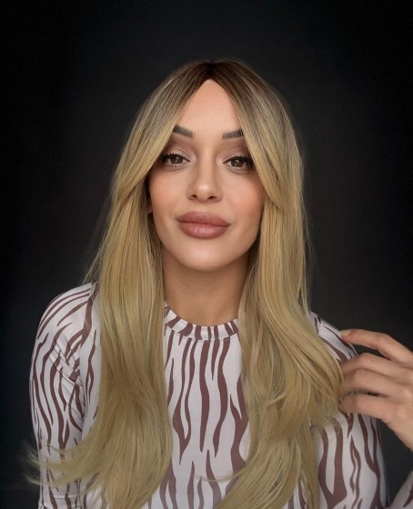 Katlı Kesim Yan kahküllü Medikal peruk