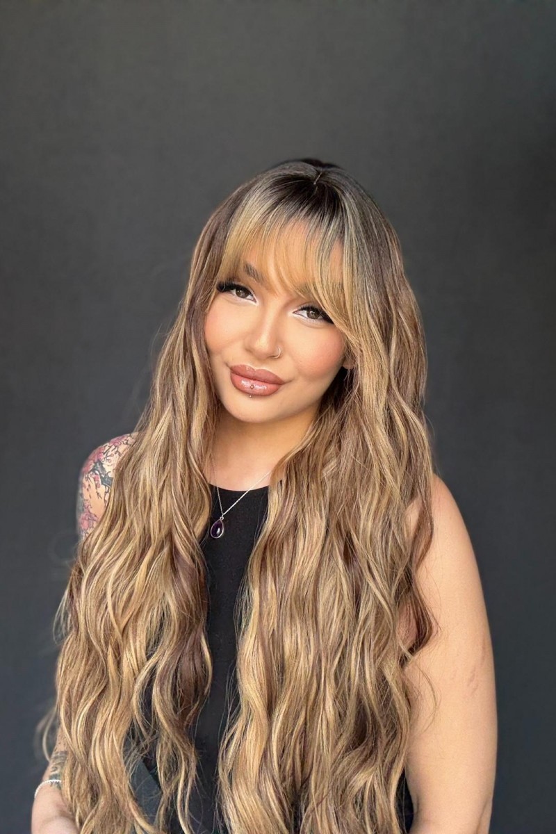 Akdeniz Balyajı Dalgalı Perçemli Ombreli Medikal Peruk Özel Koleksiyon