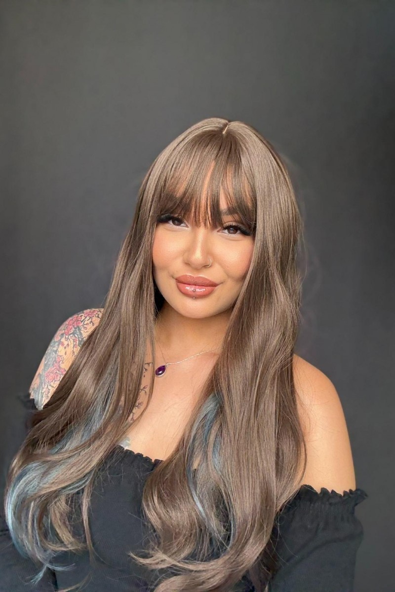 Kumral aralar Mavi Medikal Peruk Özel Koleksiyon