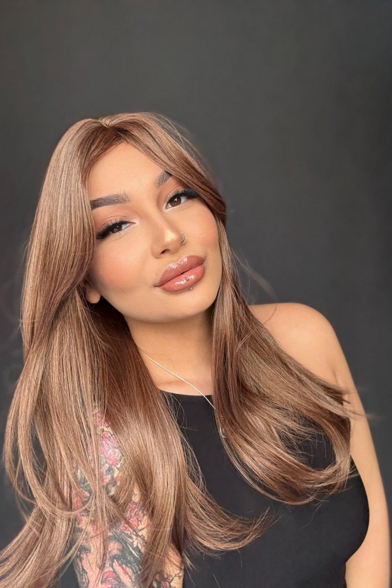 Açık Kahve Medikal Peruk Özel Koleksiyon