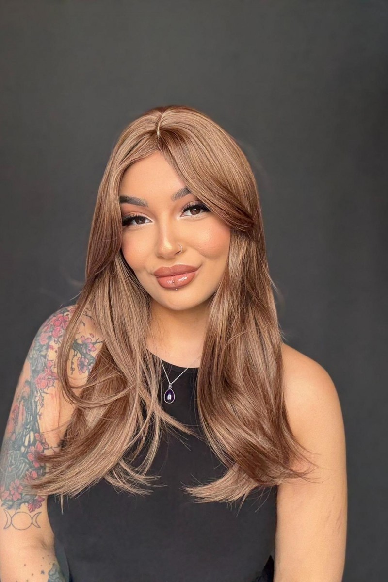 Açık Kahve Medikal Peruk Özel Koleksiyon