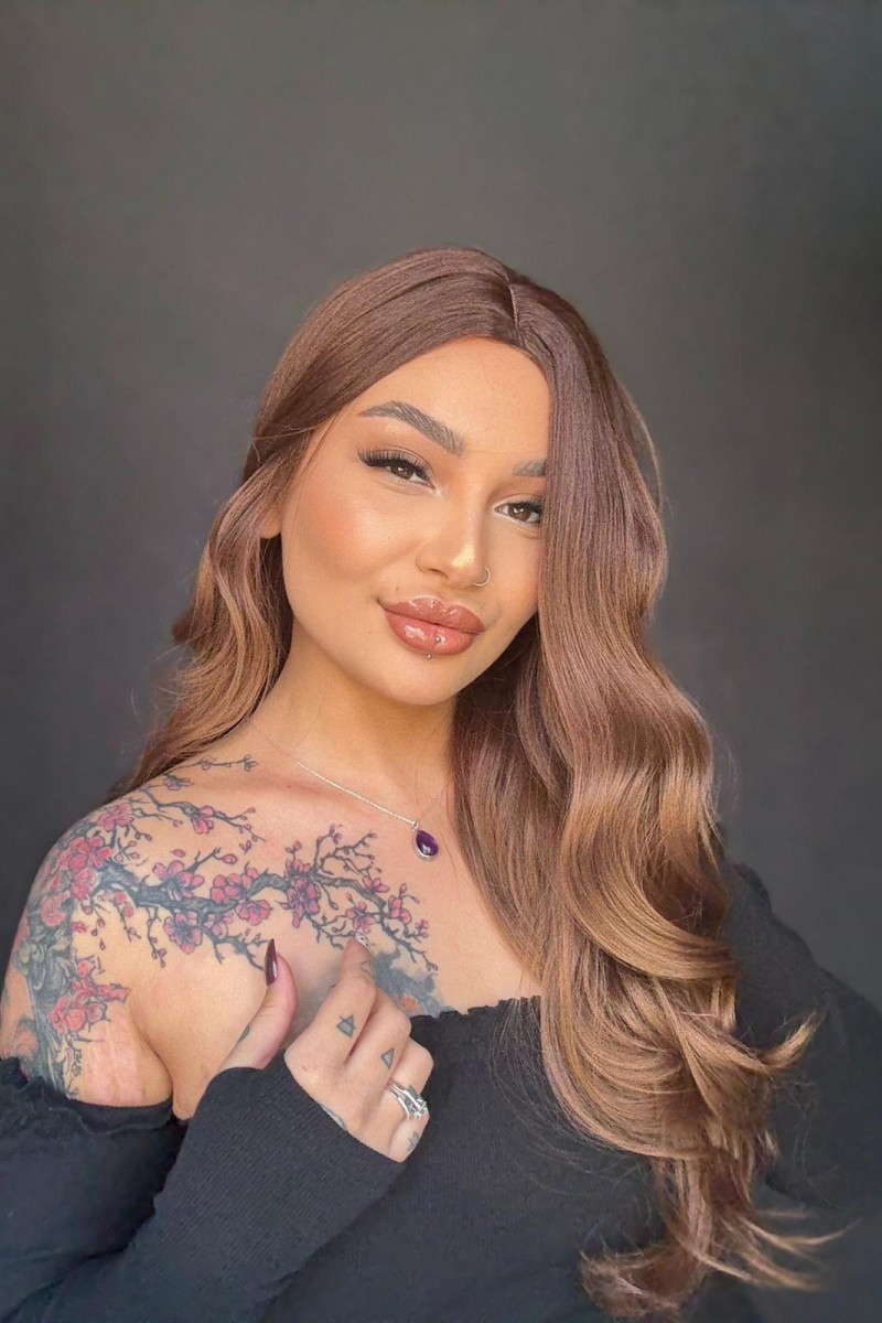 Gizemli Kahve Tepe cilt görünümlü Medikal Peruk Özel Koleksiyon