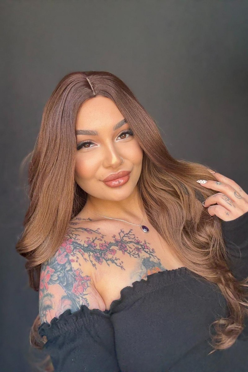 Gizemli Kahve Tepe cilt görünümlü Medikal Peruk Özel Koleksiyon