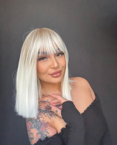 Medikal Peruk - Her başa göre ayarlanabilir.Gerçek saç dokusundadır her başa uyar