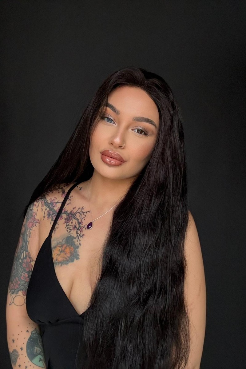 80 cm 290 gram Ekstra Gür U tül peruk Gerçek saç