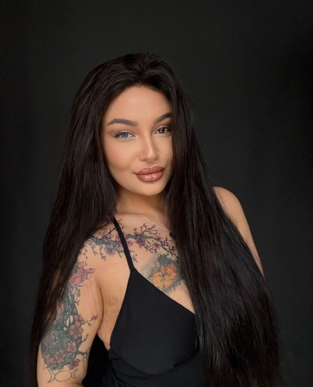 80 cm 330 gram Ekstra Gür U tül peruk Gerçek saç