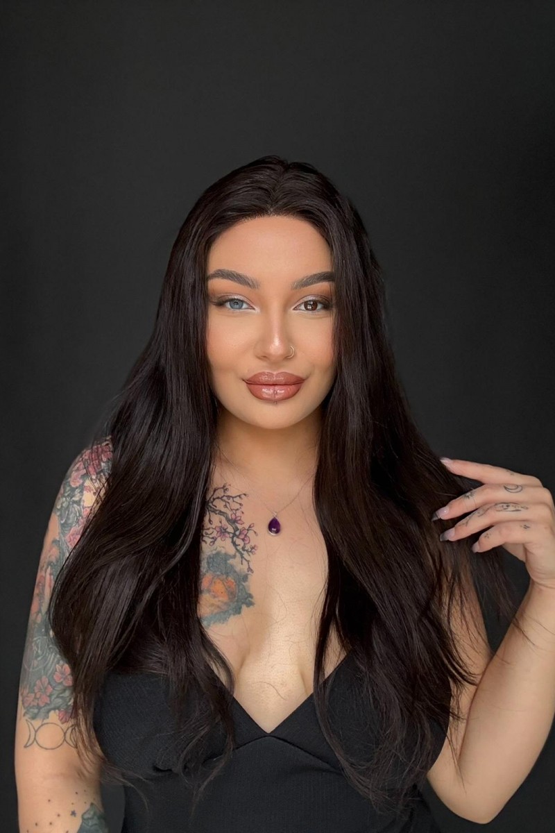 Hayalet Tül peruk Yıka çık doğal dalgalı model 