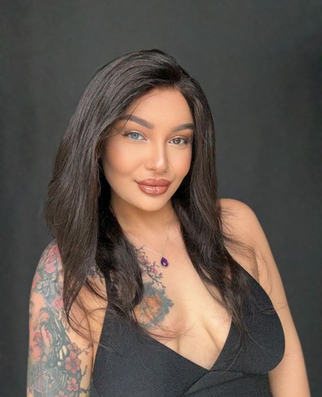 Hayalet Tül peruk Yıka çık doğal dalgalı model