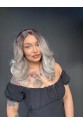Hayalet Tül Her yöne ayrım olabilen Fiber Tül Peruk Orta Boy Dalgalı  5423