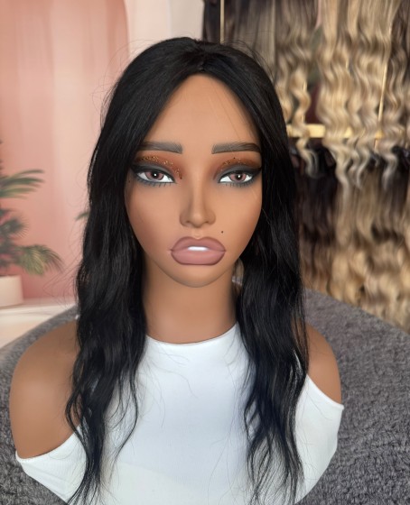 Baby İpek Taban Tepelik Gerçek saç