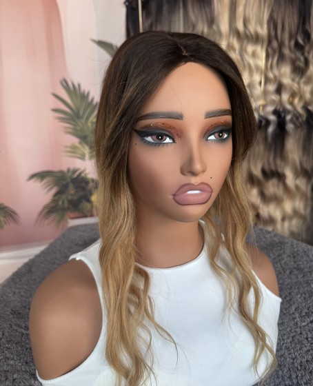 Baby İpek Taban Tepelik Gerçek saç