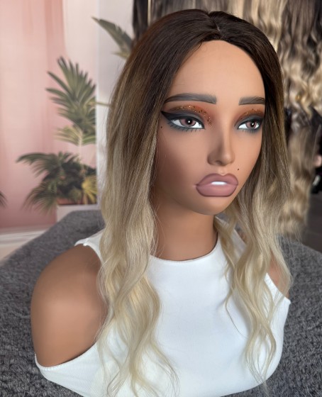 Baby İpek Taban Tepelik Gerçek saç