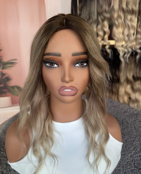 Baby İpek Taban Tepelik Gerçek saç