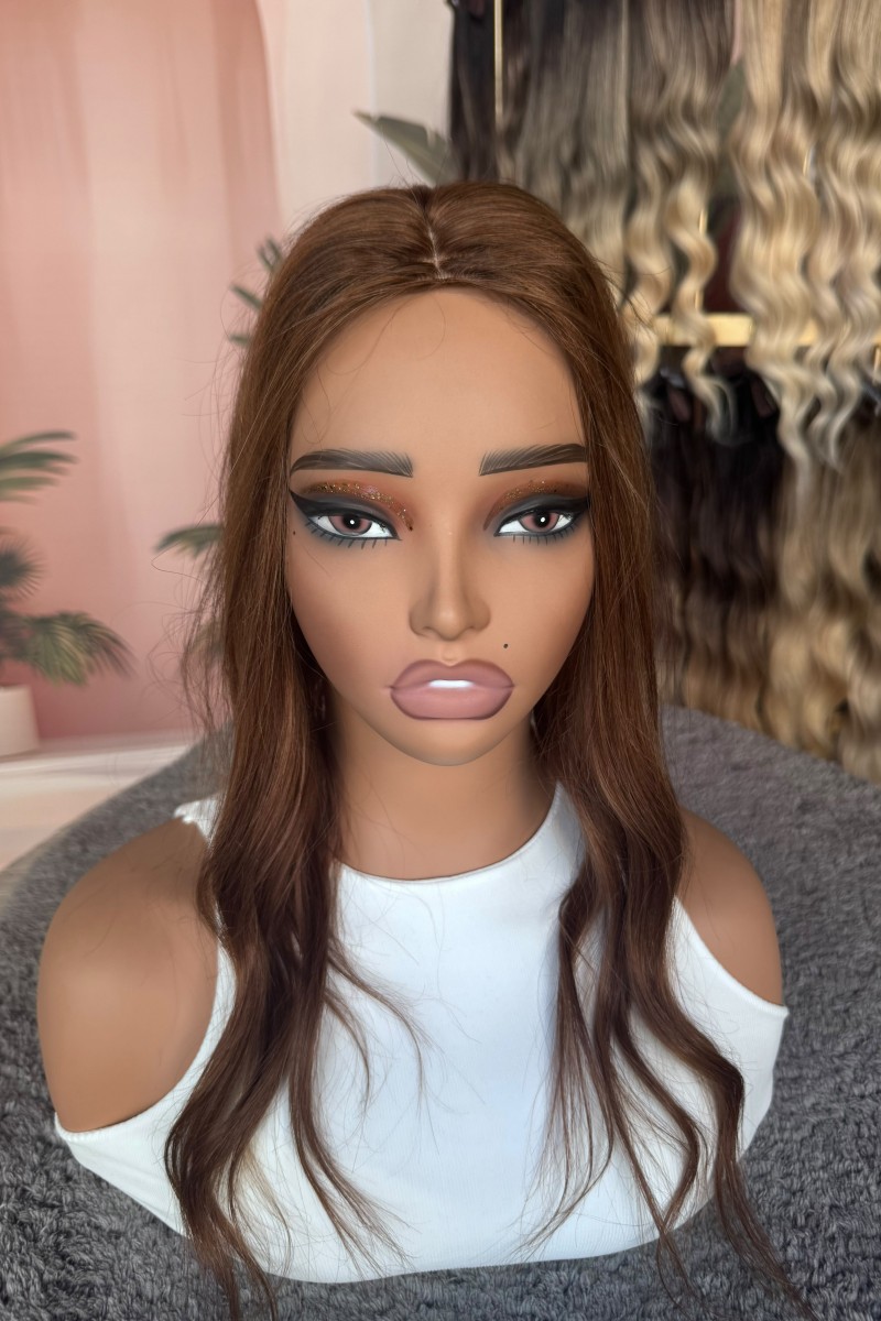 Baby İpek Taban Tepelik Gerçek saç
