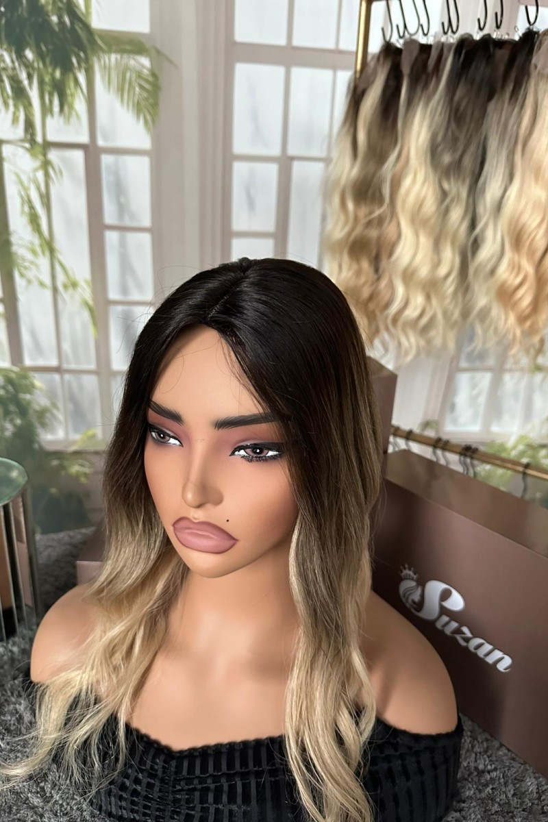 Baby İpek Taban Tepelik Gerçek saç