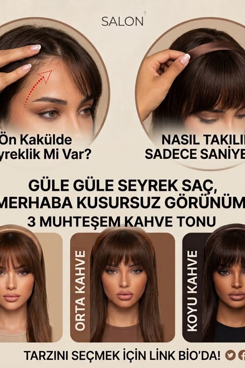 Taçlı Fiber Sentetik Perçem