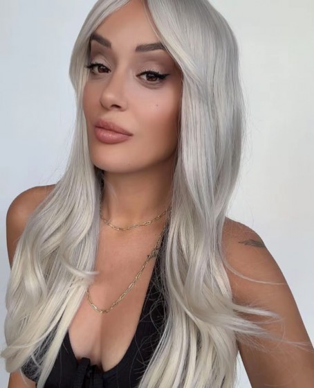 Silver Platin Medikal Peruk