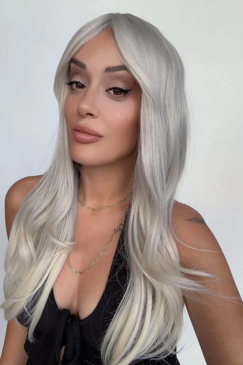 Silver Platin Medikal Peruk
