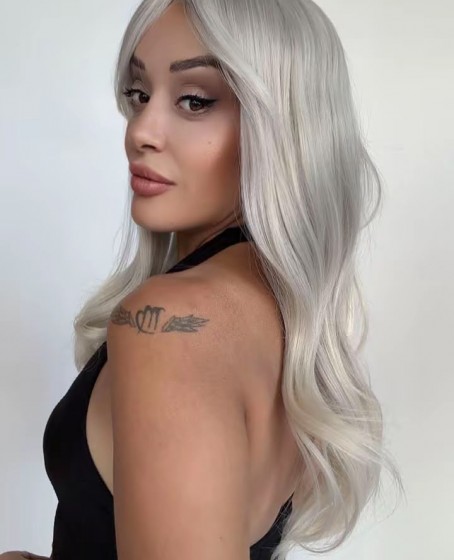 Silver Platin Medikal Peruk
