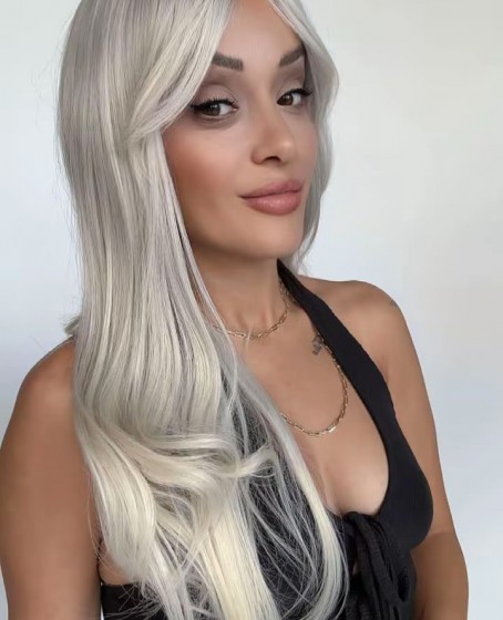 Silver Platin Medikal Peruk