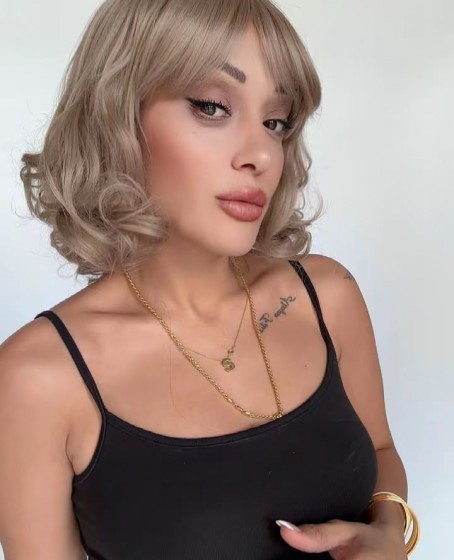 Küllü Sarı orta boy Medikal Peruk