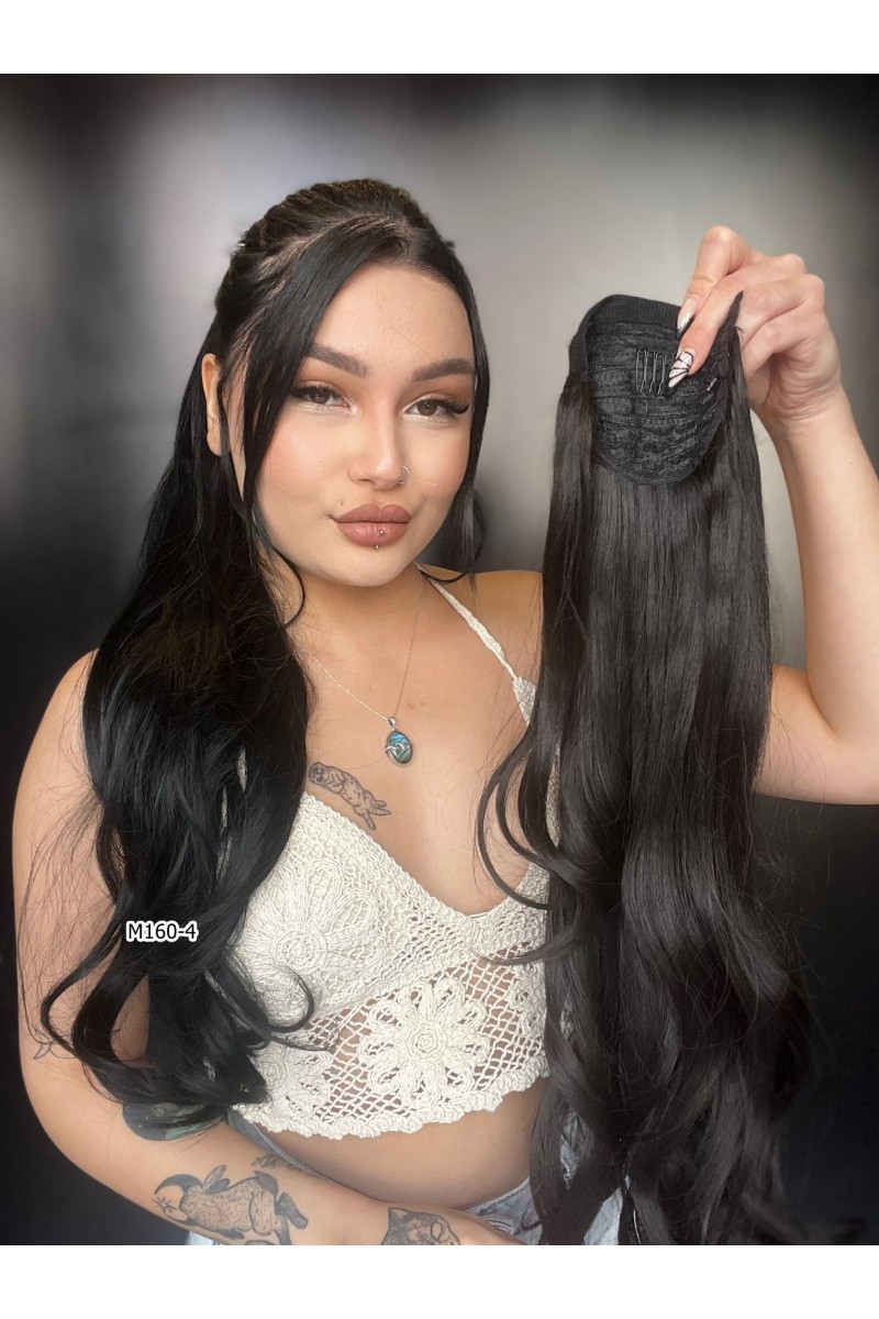 Bağcıklı Dalgalı At Kuyruğu - Kahverengi