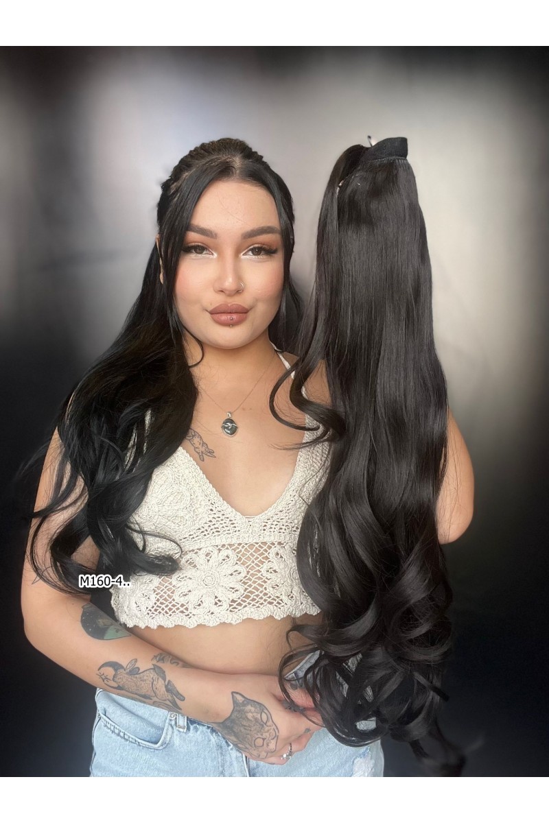 Bağcıklı Dalgalı At Kuyruğu - Kahverengi