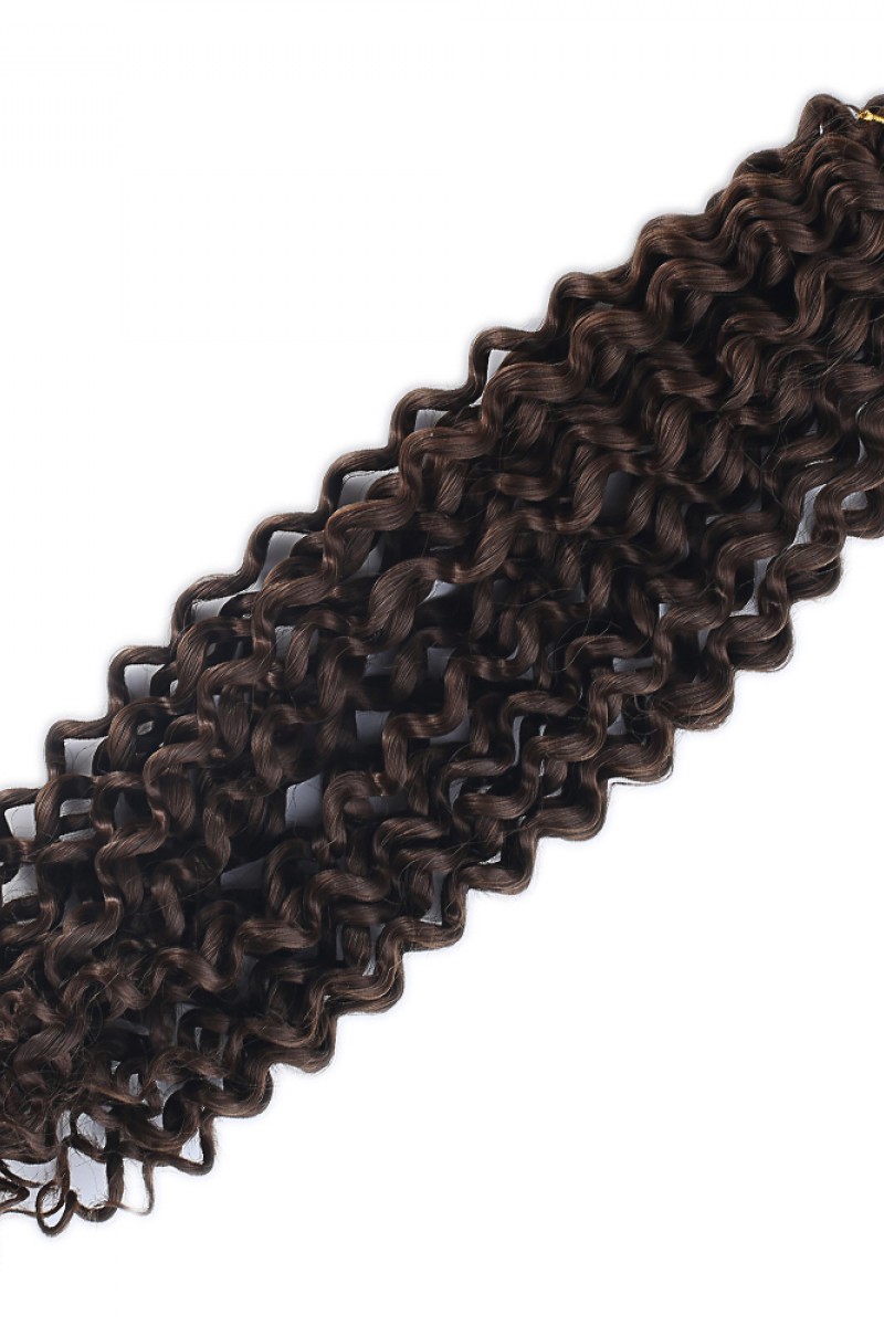 Afro Dalgası Saç - Açık Kahve