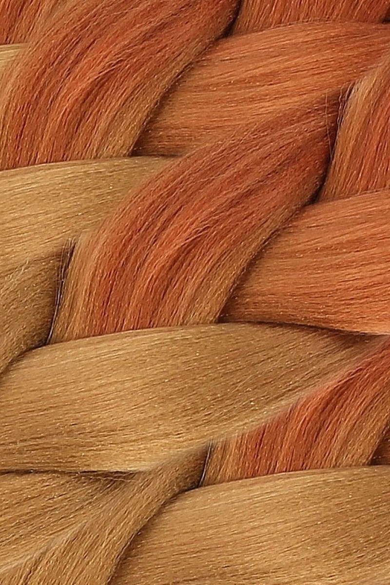 Afrika Örgülük Sentetik Ombreli Saç 100 Gr. - Bakır / Karamel