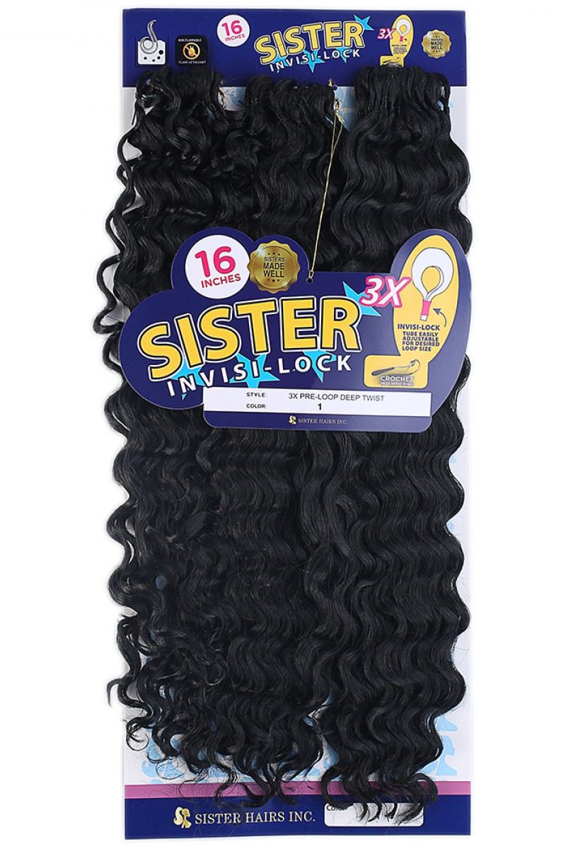 Sister Afro Dalgası Saç-Siyah 1