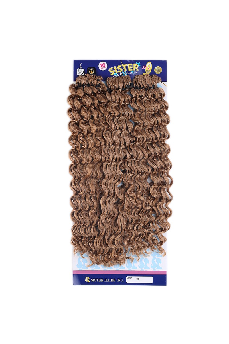 Sister Afro Dalgası Saç - Karamel 27