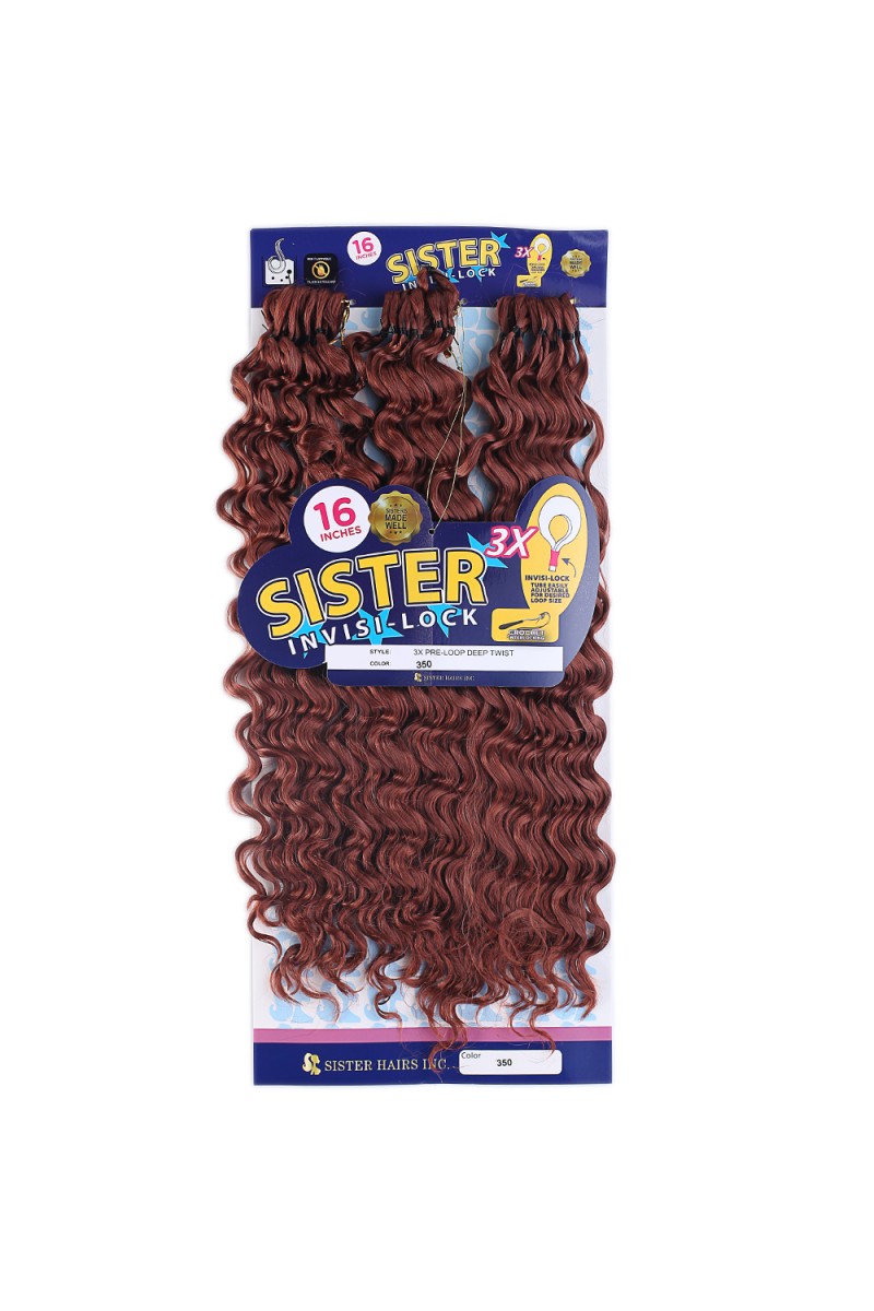 Sister Afro Dalgası Saç - Kızıl Bakır 350
