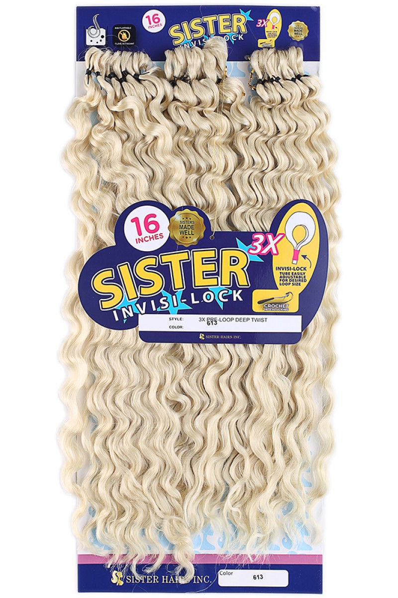 Sister Afro Dalgası Saç - Platin 613