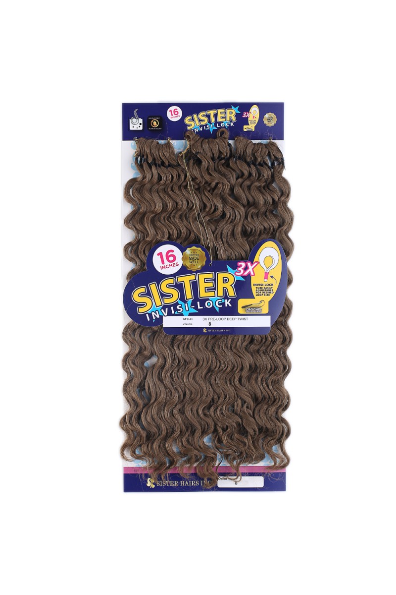 Sister Afro Dalgası Saç - Açık Kahve 8