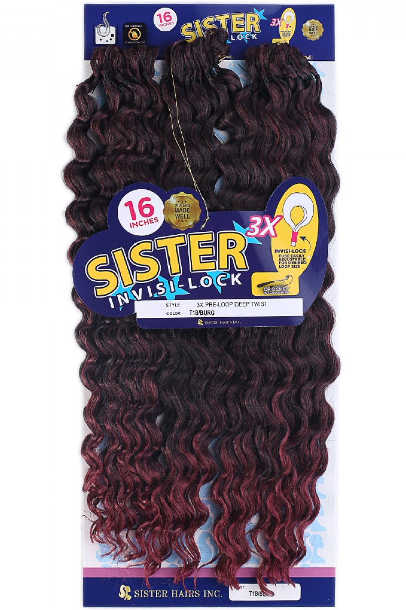 Sister Afro Dalgası Saç-Siyah Kızıl Ombreli 1B/BG